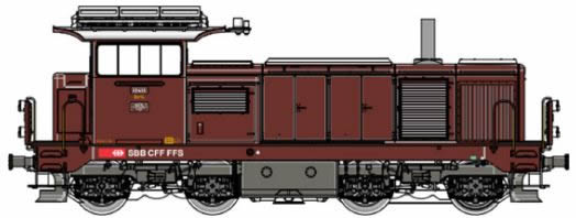 LS Models 17562 - Swiss Diesel Locomotive 18416 of the SBB